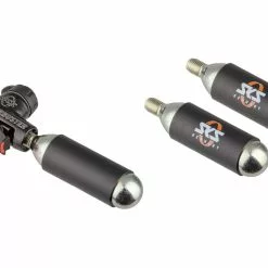 SKS Paquete Bomba Airbuster CO2 + 2 X Cartucho Rep. CO2 Con Rosca De 16 G