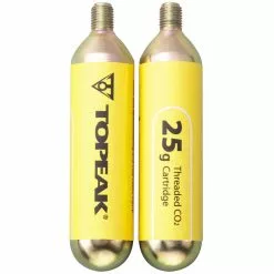 Topeak Cartuchos CO2 De Repuesto Con Rosca 25 G - 2 Piezas