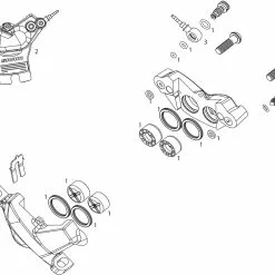 SRAM Piezas De Repuesto Para Pinzas De Frenos Code R (B1) (2018)