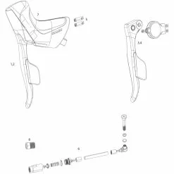SRAM Piezas De Repuesto P. Palancas De Cambios/frenos Red ETap® HRD