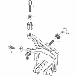 SRAM Piezas De Repuesto Force / Rival / Frenos Apex (2007-2012)