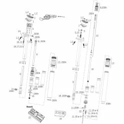 ROCKSHOX Piezas Rep. Tija Sillín Reverb / Reverb Stealth (A1-A2 / 2011 - 2016)