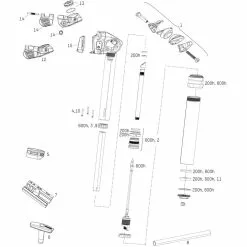 ROCKSHOX Piezas De Repuesto Para Tijas De Sillín Reverb AXS (A1 / 2020)