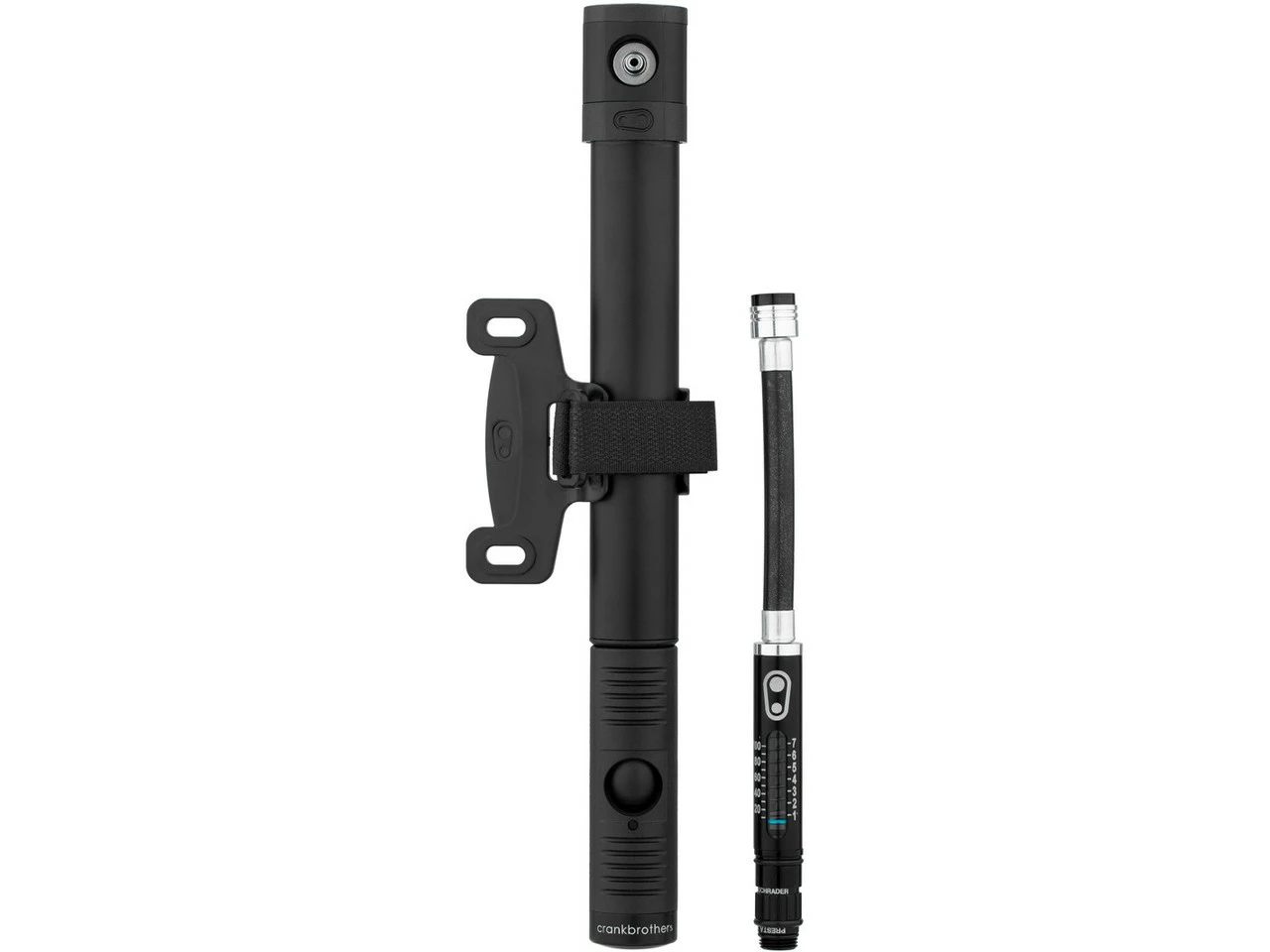 Crankbrothers Mini Bomba Klic HV Con Manómetro 1 Crankbrothers Mini Bomba Klic HV Con Manómetro