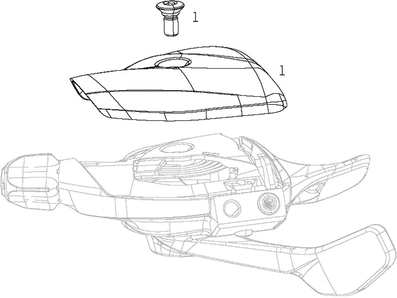 SRAM Piezas De Repuesto Para Palanca De Cambios GX DH Trigger (2019) 1 SRAM Piezas De Repuesto Para Palanca De Cambios GX DH Trigger (2019)
