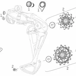 SRAM Piezas De Repuesto Para Sistemas De Cambios NX Eagle
