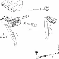 SRAM Piezas De Repuesto P. Palanca Cambios/frenos Red / Force ETap AXS HRD