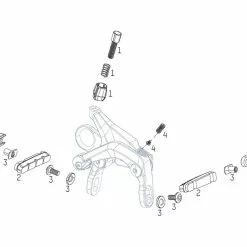 SRAM Piezas De Repuesto Para Frenos S-900 Direct Mount