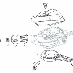 SRAM Piezas De Repuesto Para Palanca De Cambios X01 DH Trigger (2019)