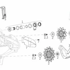 SRAM Piezas De Repuesto Para Sistemas De Cambios XX1 / X01 Eagle AXS