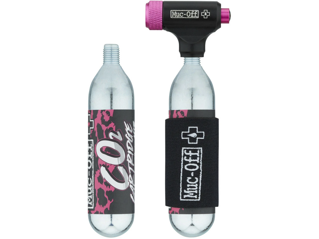 Muc-Off Bomba MTB Inflator CO2 + 2 X Cartucho CO2 1 Muc-Off Bomba MTB Inflator CO2 + 2 X Cartucho CO2