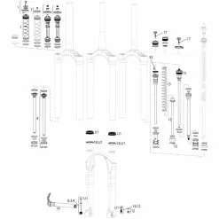 ROCKSHOX Piezas De Repuesto Lyrik (A1-A2 / 2010-2016)