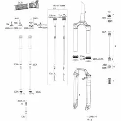ROCKSHOX Piezas De Repuesto SID SL 32 Mm Select/Select+/Ultimate (C1 / 2021)