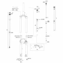 ROCKSHOX Piezas De Repuesto ZEB (A1 / 2020-2021)