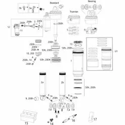 ROCKSHOX Piezas De Repuesto Super Deluxe (A1-B2 / 2018-2021)