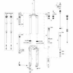 ROCKSHOX Piezas De Repuesto Yari (A1-B3 / 2016-2020)