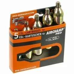 SKS Cartuchos CO2 De Repuesto Sin Rosca 16 G - 5 Piezas