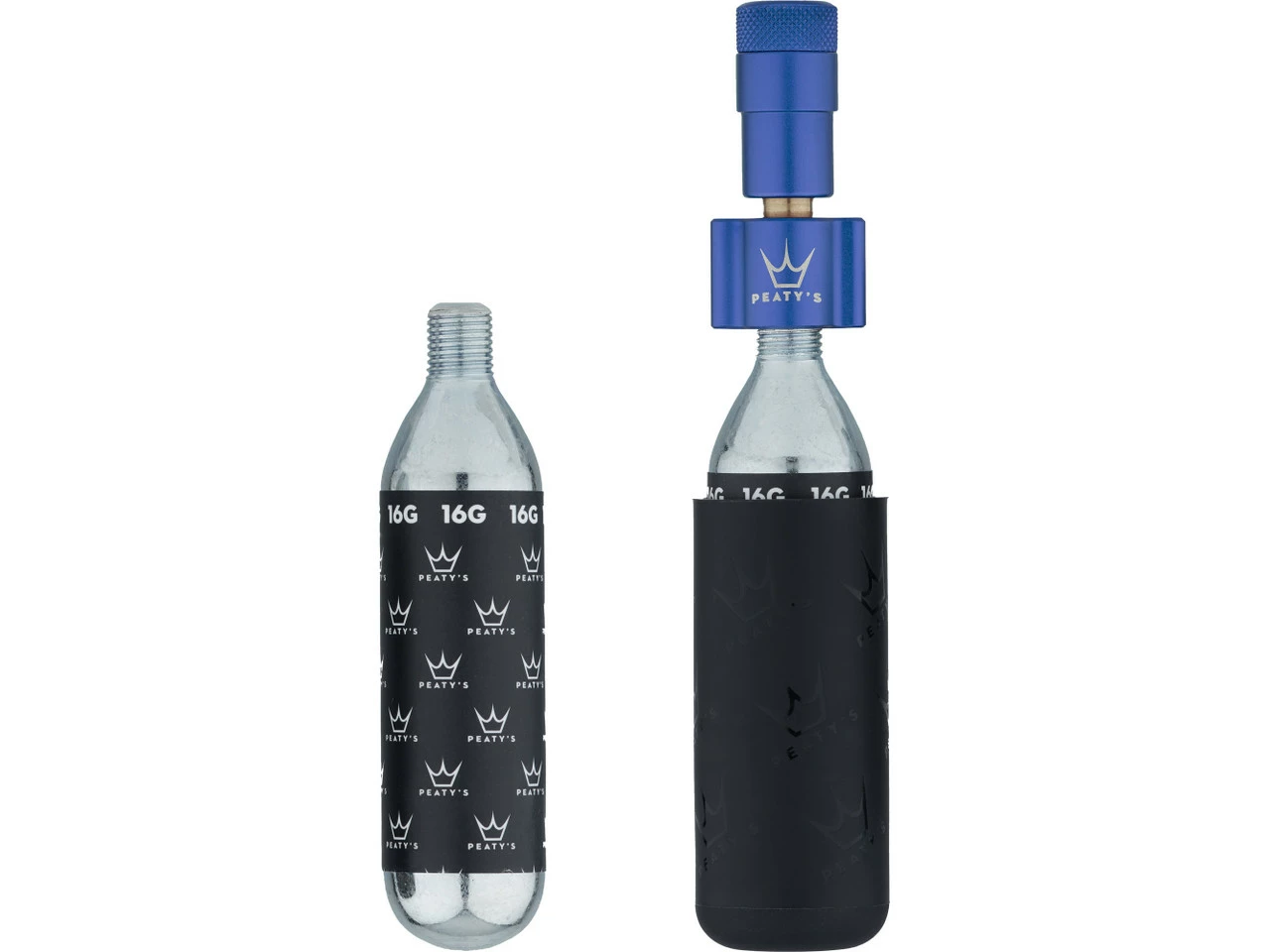 Peatys Bomba De Cartucho Holeshot CO2 Tyre Inflator Kit + Cartucho De 16 G 1 Peatys Bomba De Cartucho Holeshot CO2 Tyre Inflator Kit + Cartucho De 16 G