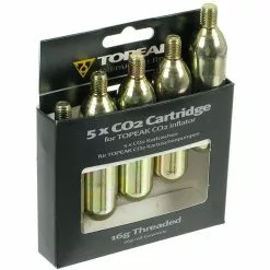 Topeak Cartuchos De Repuesto CO2 Con Rosca Set De 5